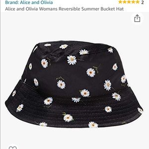 Alice and Olivia reversible bucket hat. Brand new.